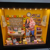 Miniature Box with Lights | Customized Handmade Miniature Frame| Personalized Handmade Art - BBD GIFTS